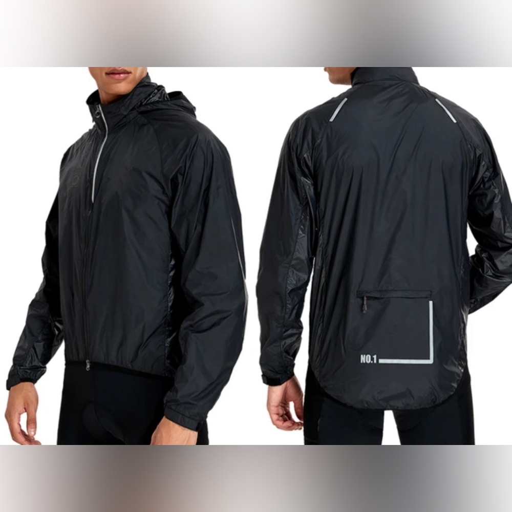 SANTIC  Men's Cycling Coat Bicycle Windproof Jacket Light Rain Coat